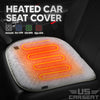 Alexcar Jaxer 5V Usb Easy Controller Fast Heating Non-Slip Heated Winter Seat Cushion For Car Black