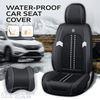 Alexcar Nox 2023 Full Set Universal Breathable Waterproof Vehicle Leather Cover For Cars Suv Black