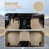 Au Alexcar Elvie 2023 Heavy Duty Universal Fit Floor Mats For Cars Suvs And Trucks Beige / 2 Seats