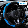 Microfiber Leather Anti-Slip Car Steering Wheel Cover Universal Fit